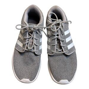 Adidas Cloudfoam QT Racer Gray & White Women's Sneakers